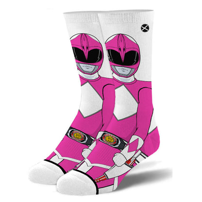 Odd Sox Men's Crew Socks - Pink Ranger