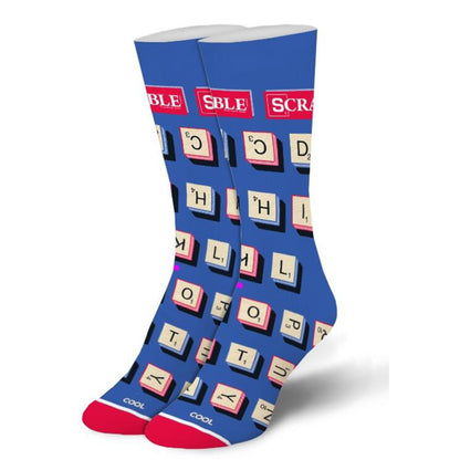 Cool Socks Women's Crew Socks - Scrabble Letters