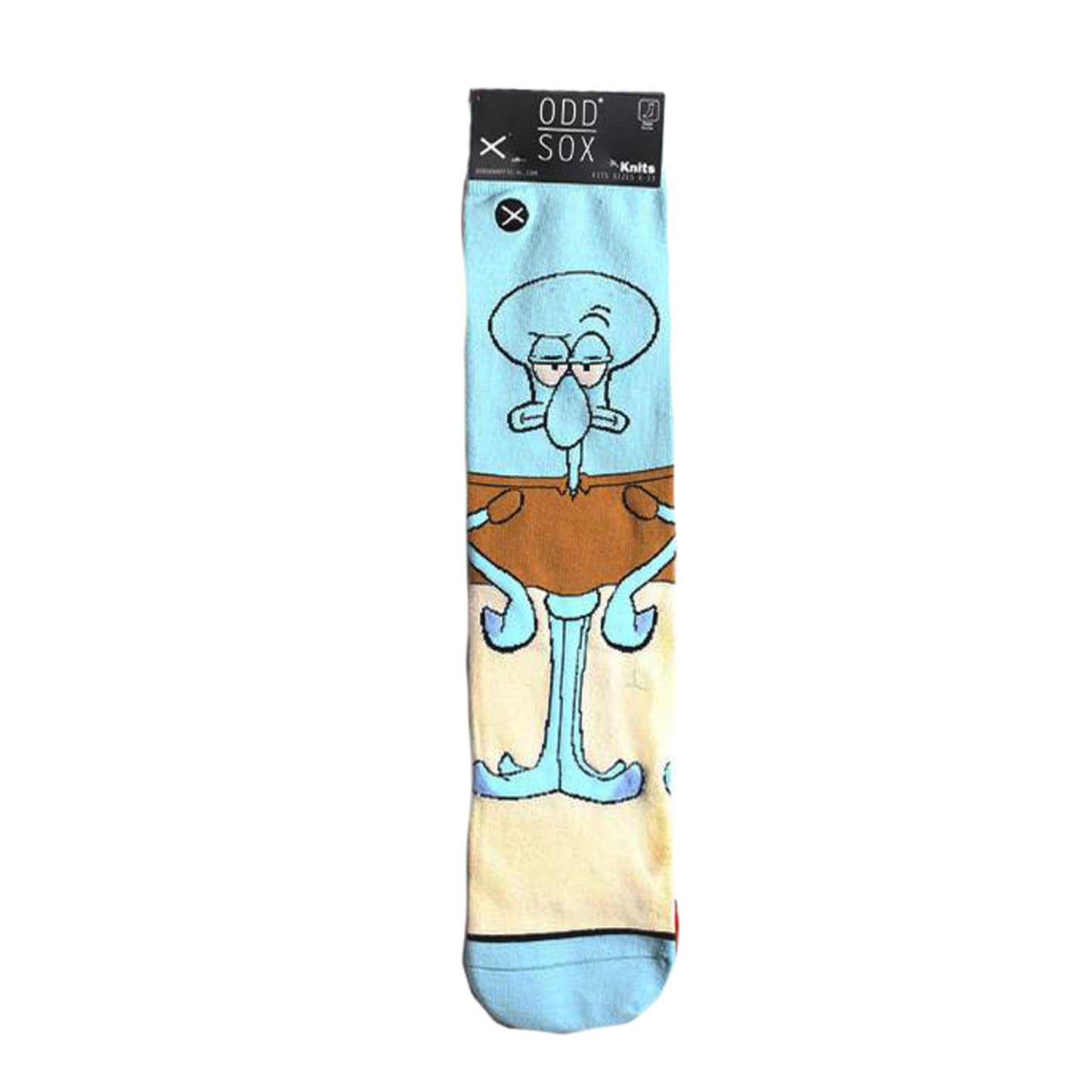Odd Sox Men's Crew Socks - Squidward & Mr Krab (Spongebob Squarepants)