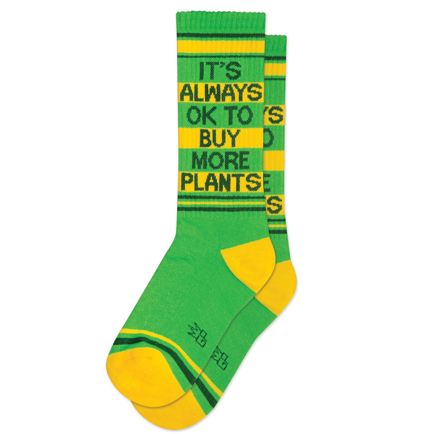 Gumball Poodle Unisex Crew Socks - It's Always OK To Buy More Plants