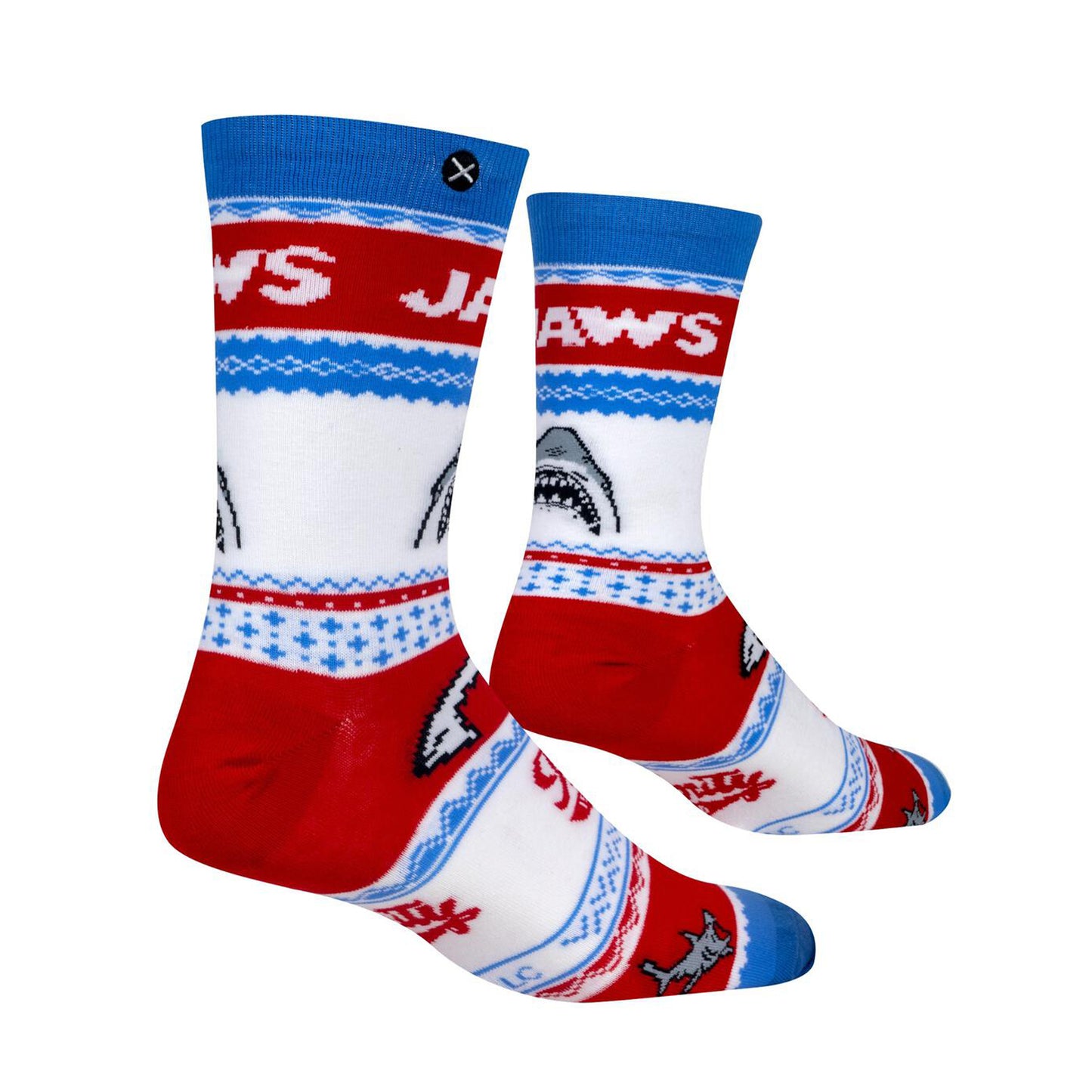 Odd Sox Men's Crew Socks - Jaws Sweater