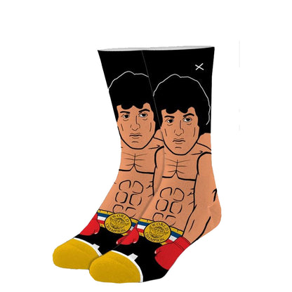 Odd Sox Men's Crew Socks - Rocky Balboa