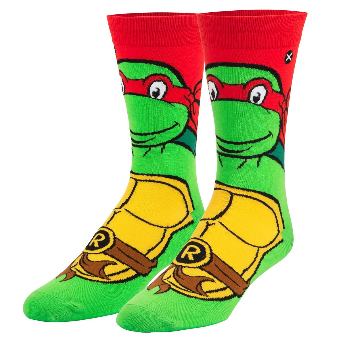 Odd Sox Men's Crew Socks - Raphael (TMNT)