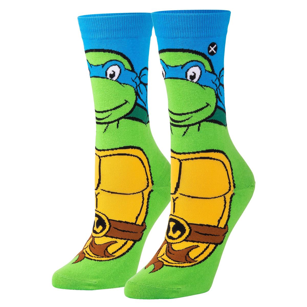 Odd Sox Women's Crew Socks - Leonardo (TMNT)