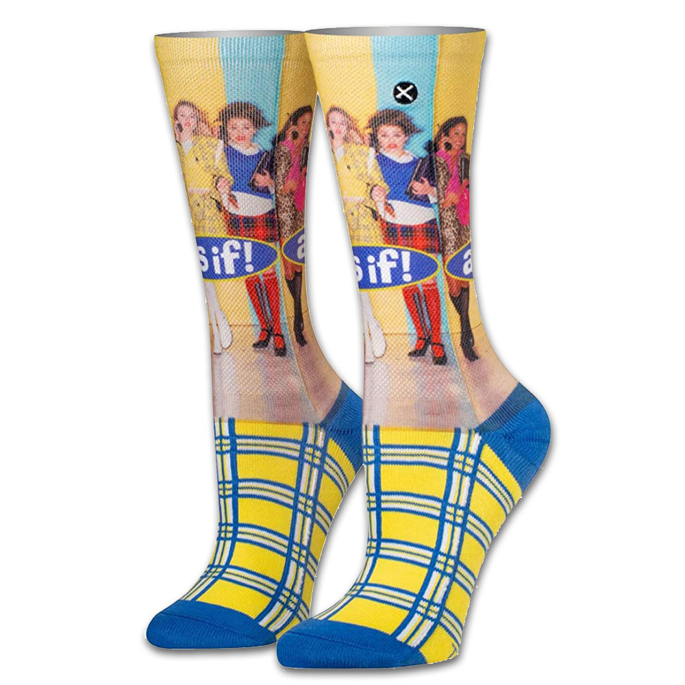 Odd Sox Women's Crew Socks - As If (Clueless)