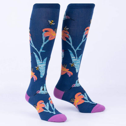 Sock It To Me Women's Knee High Socks - Hmmmmmingbird